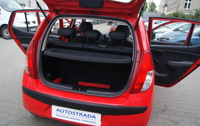 Hyundai i10 cena 14900 przebieg: 139699, rok produkcji 2009 z Sępólno Krajeńskie małe 352